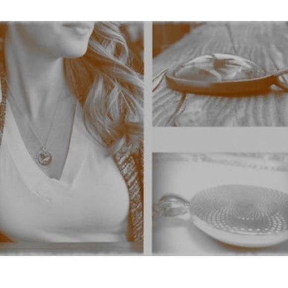 Fairy in a Cocktail Glass silver & Glass Necklace - Picture 8 of 8